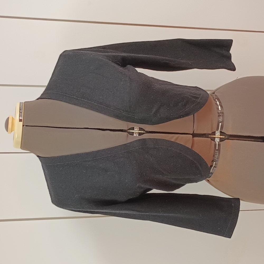 Ann Taylor Black Women's Open-Front Shrug